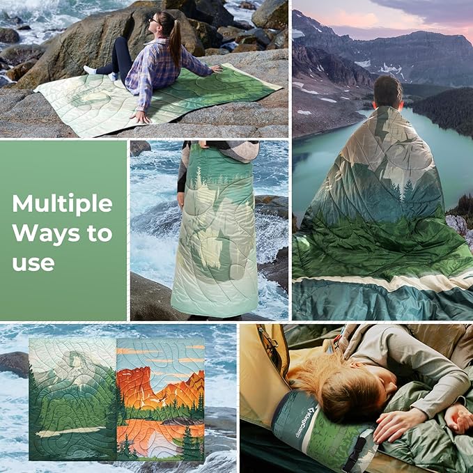 KingCamp Blanket + Poncho Set