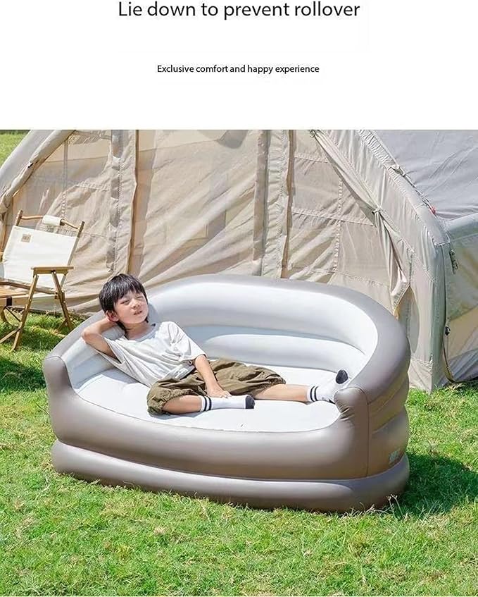 Inflatable Sofa Outdoor Portable Air MattressLying Camping Inflatable Air Recliner Easy to Use Inflatable Sofa
