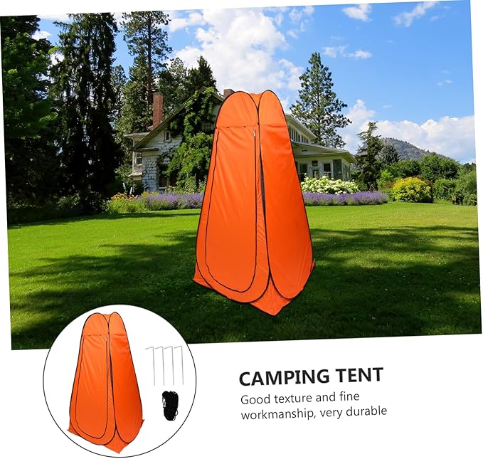 POPETPOP 1Pc Movable Camping Tent Automatic Pop Up Changing Tent for Outdoor Use Portable and Design Premium Durable Material Multi Purpose for Fishing Changing Clothes