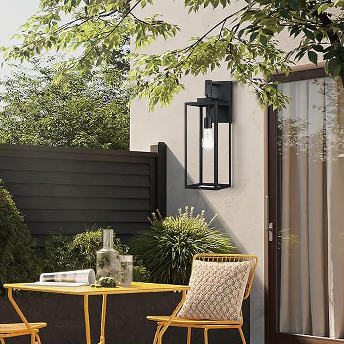 2 Pack 22 Large Size Outdoor Wall Sconce22 Inch Outdoor Wall Lantern Light for Garage Porch Light Extra Large Exterior Light Fixture for Porch Patio