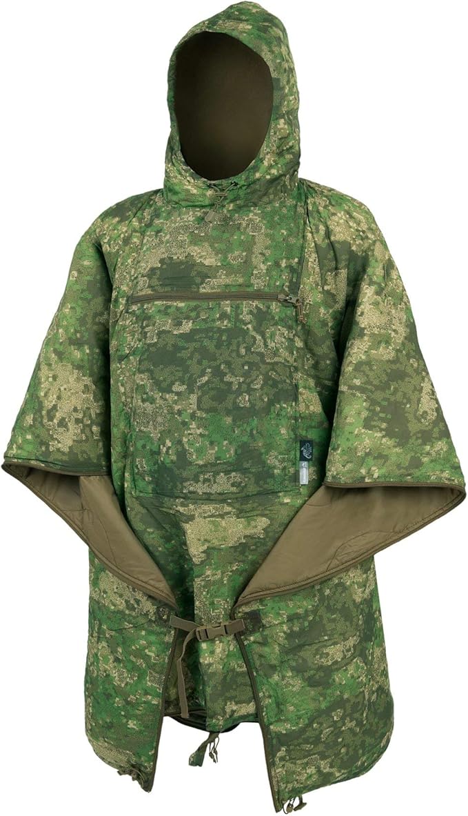 Helikon-Tex Swagman Roll Military Poncho - Multi-purpose Poncho &amp Emergency Poncho - Survival Gear - Woobie Blanket &amp Jacket