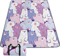 Outdoor Picnic BlanketPortable Sandproof Waterproof Picnic MatCartoon Bears Printed Camping Beach Mat for Sand and Wet Grass Hiking (Cartoon Bears L)