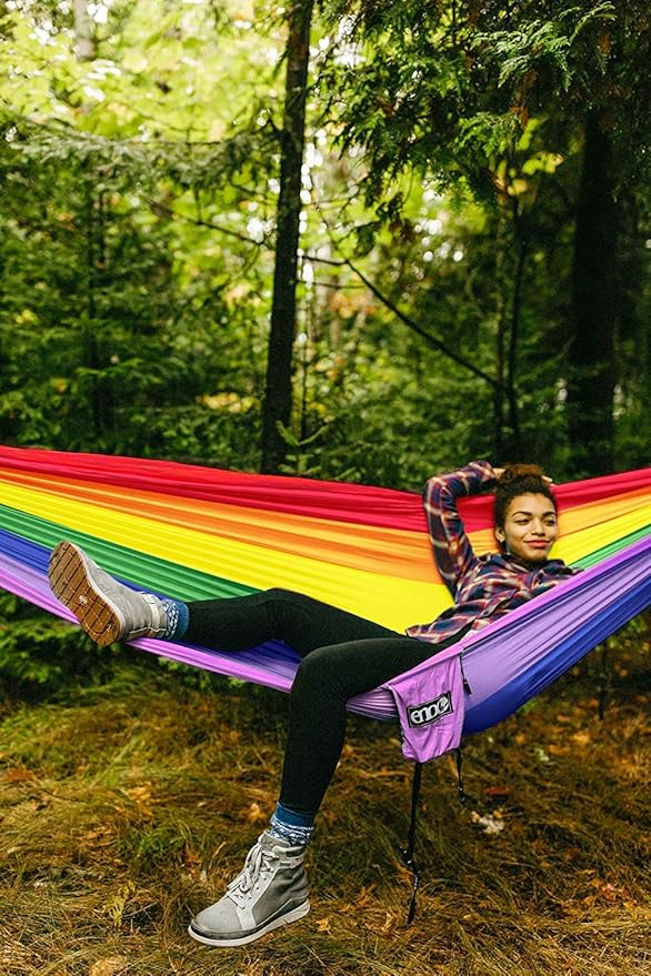 ENO Eagles Nest Outfitters DoubleNest Lightweight Camping Hammock 1 to 2 Person Special Edition Colors ATC