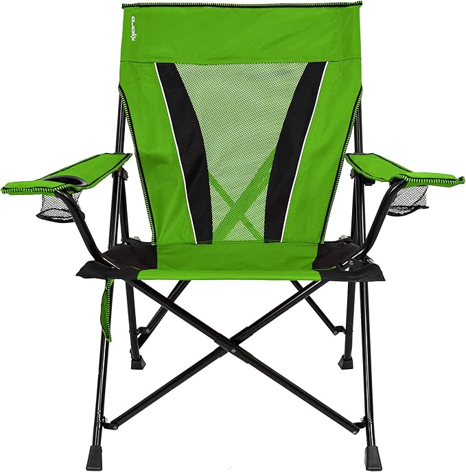 Kijaro XXL Dual Lock Portable Camping Chair - Supports Up to 400lbs - Enjoy The Outdoors in a Versatile Folding Sports &amp Outdoor Chair
