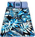 Tommy Bahama Outdoor Waterproof Picnic Blanket - Lightweight Portable Design with Carry Strap - Perfect for The Beach Park Camping Concerts and More 50 x 70