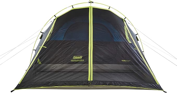 Coleman Carlsbad Dark Room Tent with Screened Porch 4/6 Person Tent Blocks 90% of Sunlight to Keep Inside Cool Weatherproof Shelter with Easy Setup Made of PFAS-Free Materials