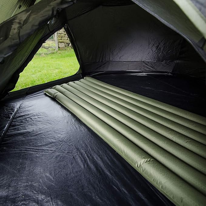 Snugpak Basecamp Ops Air Mat with Built in Foot Pump and Non-Slip Bottom
