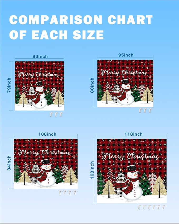 Beach Blanket Waterproof Sandproof Snowman Xmas Tree Red Black Buffalo Plaid Quick Drying Beach Mat with 4 Stakes Winter Snowflakes Lightweight Picnic Blanket for Travel Camping Outdoor 95x80