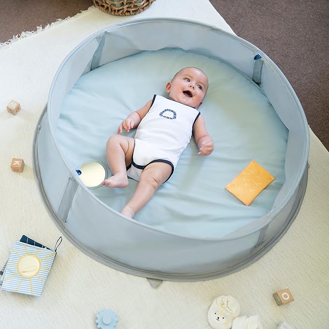Babymoov Aquani Tent &amp Pool 3 in 1 Pop Up Tent Kiddie Pool and Play Area (Summer 2024 Essential) Marine One Size