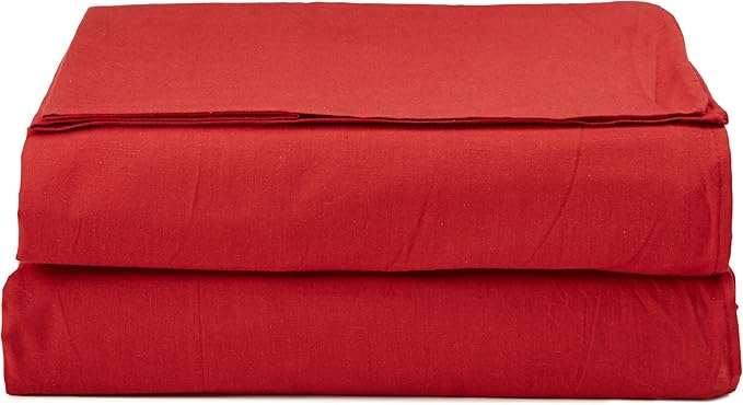 Cocoon Cotton TravelSheet (Monk's Red 86-Inch x 35-Inch)