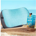 Hikenture Beach Pillow for Sand Washable Inflatable Pillows for Pool Portable Camping Pillows with Removable Cover Soft Air Sand Pillow Built-in Sandbag (1)