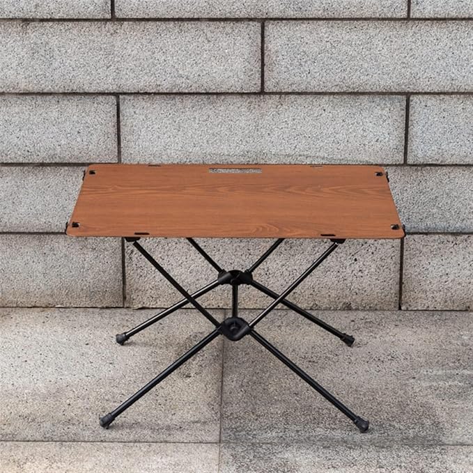 Camp Table Foldable Aluminum Lightweight Folding Table Compact Roll-Up Table for Fishing Picnic BBQ and Outdoor Activities