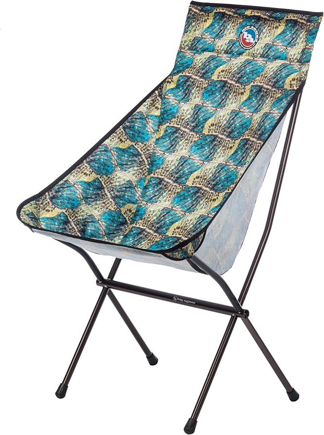 Big Agnes Big Six Camp Chair - Deluxe Comfort for Your Outdoor Adventures | Lightweight Packable &amp Portable Camping Chair | Tall Back Wide Seat | Easy Setup