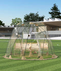 Pop Up Bubble Tent for 4-8 Persons – 10x10 ft All-Weather Transparent Dome Igloo – Rainproof Windproof Shelter for Camping Patio Sports Garden – Portable Sun Shelter (10 * 10)