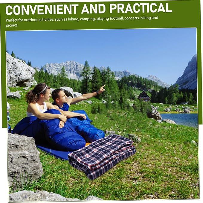 SUPVOX Adult Fleece Liner for Camping and Outdoor Use Lightweight Foldable Sleeping Sack with Soft Material Portable Indoor and Travel Bed for Hiking Picnics and Family Trips