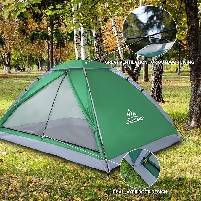 1/2/4/5/6 Person Dome Tents for Camping Lightweight Portable Backpacking Tent Small Easy Set Up Outdoor Waterproof Camping Hiking Tent for Adults