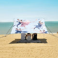 Ballet Dancers Dancing Pattern Camping Sun Shelter Beach Tent Portable Beach Sun Shade Outdoor Canopy for Camping Trips Fishing Picnic