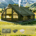 Inflatable Tents for Camping Large Inflatable Camping Tent with Hand Pump Easy Setup Tents for 2/4/6/8/10/12 People Portable Glamping Tent
