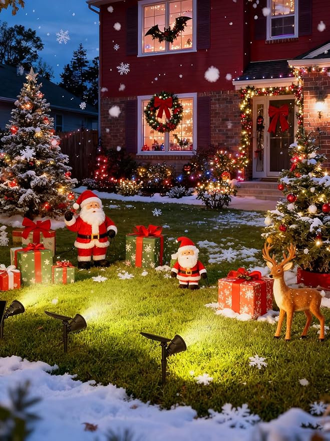 Solar Spot Lights Outdoor Waterproof Solar Landscape Spotlights 18 LED 2-in-1 Uplights Adjustable Flag Pole Lights Solar Powered 3000k Warm White for Garden Yard Driveway Pathway