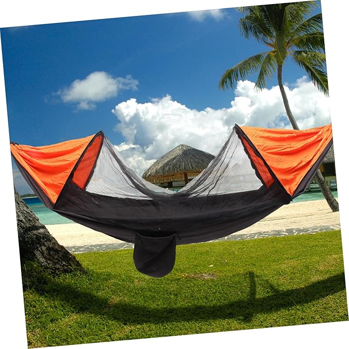 HANABASS 1pc Portable Multi-Function Hammock Bed Net for Outdoor Camping Lightweight Suspended Tent Sunshade and