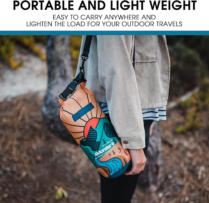 4Monster Down Camping Blanket - Outdoor Travel Quilt Puffy 650 Fill Packable LightweightWind &amp Waterproof | Ideal for Stadium BackpackingPicnics Beach and Hiking