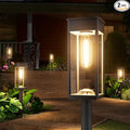 Solar Pathway Lights Outdoor 2 Pack Solar Garden Lights IP65 Waterproof Bright Pathway Light Solar Powered for Outside Yard Path Lawn Walkway Driveway Lighting Landscape Decor (Warm White)