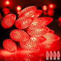 Minetom C9 Christmas String Lights 100 Ft Red C9 Outdoor Christmas Lights with 100 Strawberry C9 Led Bulbs Connectable UL Certified for Outdoor Indoor Roofline Holiday Backyard Xmas Decor