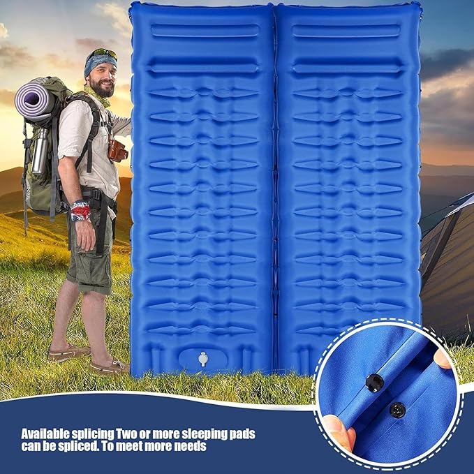 Camping Mattress | Self Inflating Waterproof Portable Outdoor GearSelf Inflating Sleeping Padfor Backpacking Tent Hiking Traveling Beach