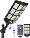 Ofuray Solar Street Lights OutdoorSolar Security Flood Lights Parking Lot Lights Commercial Dusk to Dawn 6500k Waterproof Led with Remote Control Motion for StreetCourtBarn (Of-7200W 600000Lm)