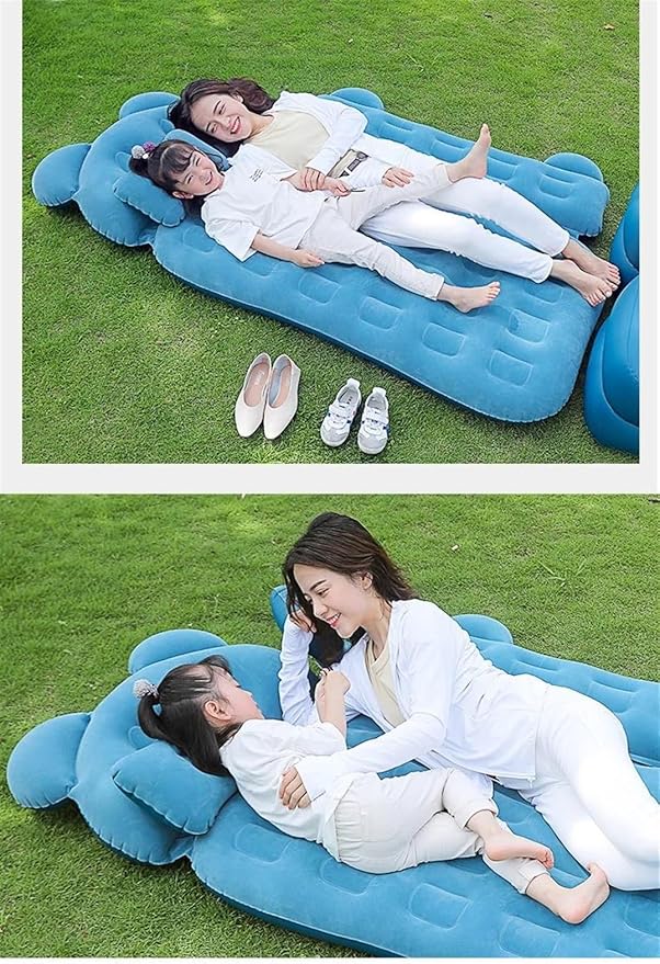 Camping Inflatable Mattress Car Back Seat Inflatable Bed Outdoor Travel Sleeping Mat Foldable Camping Mat Anti-Leakage Test Mattress