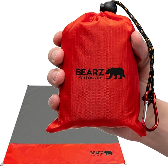 Pocket Blanket - Beach Blanket Waterproof Sandproof Picnic Blankets Waterproof Foldable Lightweight &amp Compact for Hiking Camping Travel Festival Accessories