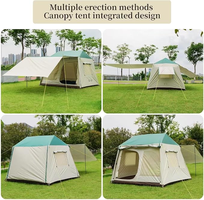 ONTYZZ Large Waterproof Tents Family Tent for Camping Hiking Outdoor Picnic
