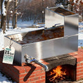 WantJoin Maple Syrup Evaporator Pan 25 GAL - Syrup Evaporator Pan Stainless Steel w/Thermometer 30 * 16 * 19 Inch Makes 375 Bottles of 50oz Upgraded Leak-Proof TIG Welded Seams