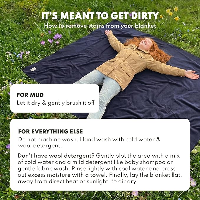 Woolly Mammoth Woolen Company Merino Wool Blanket - 80% Merino Wool - Camping Blankets for Cold Weather - Mositure-Wicking for Overlanding Hunting Emergency Kits Bushcraft (66 x 90 Bark)