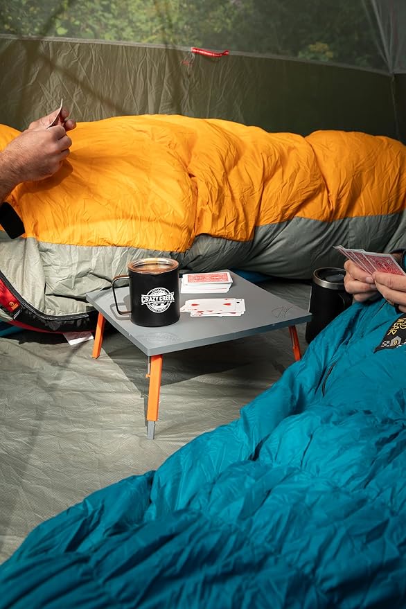 Crazy Creek Olive Hex 2.0 and The New Pack Table