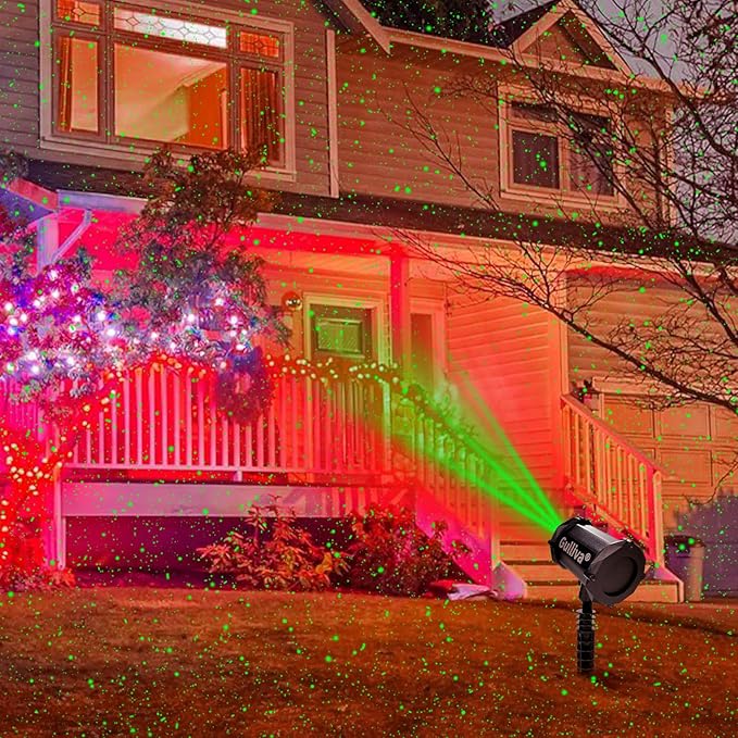 Outdoor Aurora Star Light Projector with 15 Lighting Modes Firefly Laser Projector Light - Ideal for Garden Patio | Transform Your Space into a Dreamy Starry Sky | Waterproof &amp Remote Control