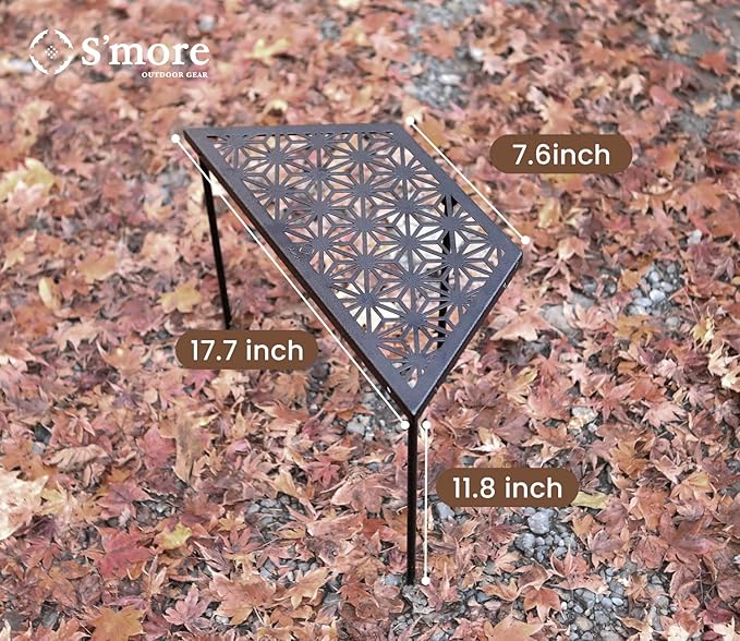 S'more Iron Outdoor Camping Table Combination Picnic Table with Carry Bag Portable Splicing Beach Table for Camping Picnic Travel RV BBQ Hiking Beach 2-Pack