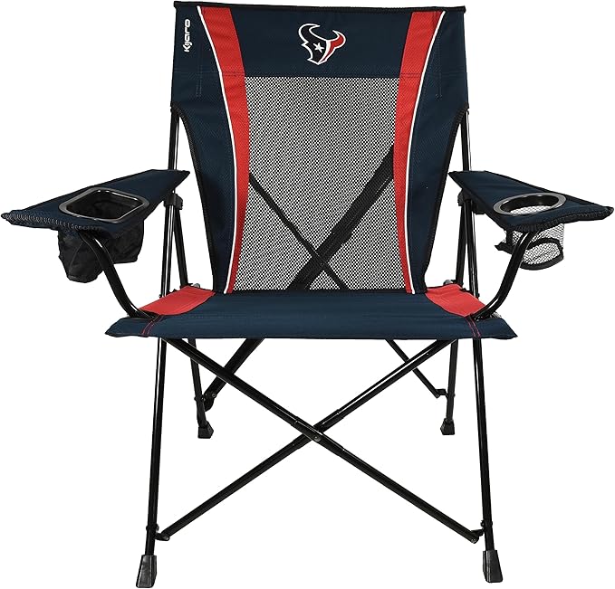 Kijaro Dual Lock Pro Sports Fan Folding Chair 26 L x 35.5 W x 37 H Houston Texans