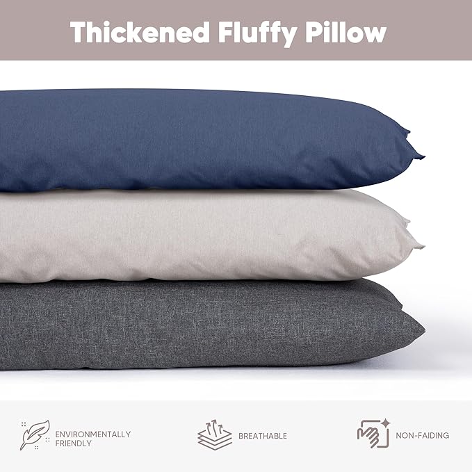 SUNCREAT Detachable Extra Large Outdoor Hammock Pillow with Ties Coffee