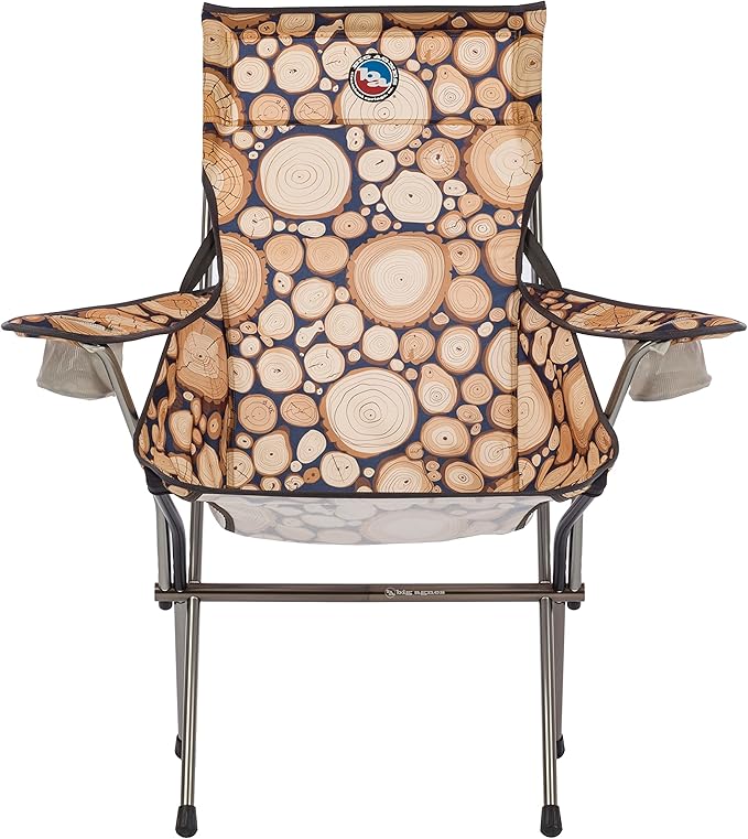 Big Agnes Big Six Armchair - Deluxe Comfort with Built-in Cup Holders | Tall Back Wide Seat | Packable &amp Quick Setup | Lightweight Backpacking &amp Camping Chair