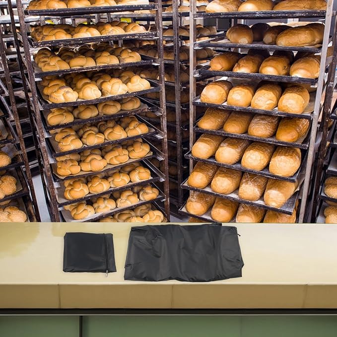 Bakery Bread Shelf Cover Waterproof and Dustproof Protection for Pan Racks in Bakery and Food Preparation Areas