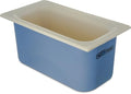 Carlisle FoodService Products CM1102C1402 Coldmaster CoolCheck 6 Deep Third-Size Insulated Food Pan 4 Quart Color Changing White and Blue