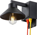 c cattleya Porch Light with Outlet Matte Black Waterproof Anti-Rust Aluminum Outdoor Light with Outlet Exterior Lighting Fixtures for PatioOutside Lights for House Front Door Patio Garage