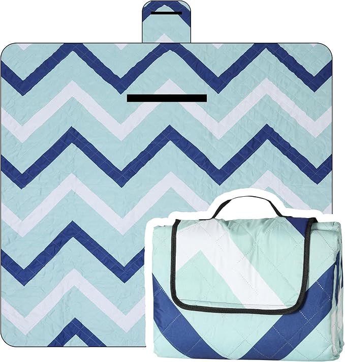 Dimatic Cute Picnic Blankets 78x78 Extra Large Beach Blankets Waterproof Sand Proof Foldable Portable for Outdoor Family Camping