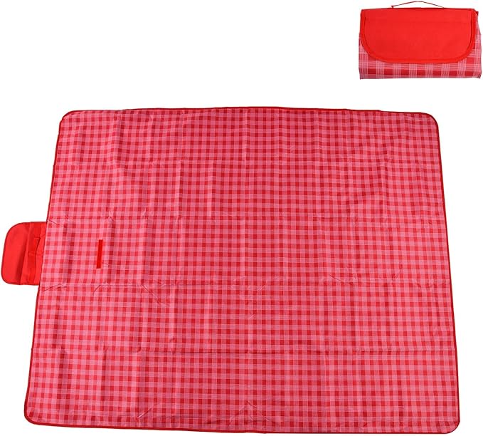 Picnic Blanket for 6-8 People | Sheds Water &amp Sheds Sand Oxford Fabric | Foldable Outdoor Mat for Camping/Beach/Hiking | Simple to Care for &amp Portable Design