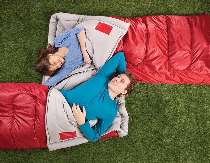 Coleman Palmetto 30⁰F Adult Sleeping Bag Cool-Weather Sleeping Bag with Snag-Free Zipper &amp Soft Liner Machine Washable