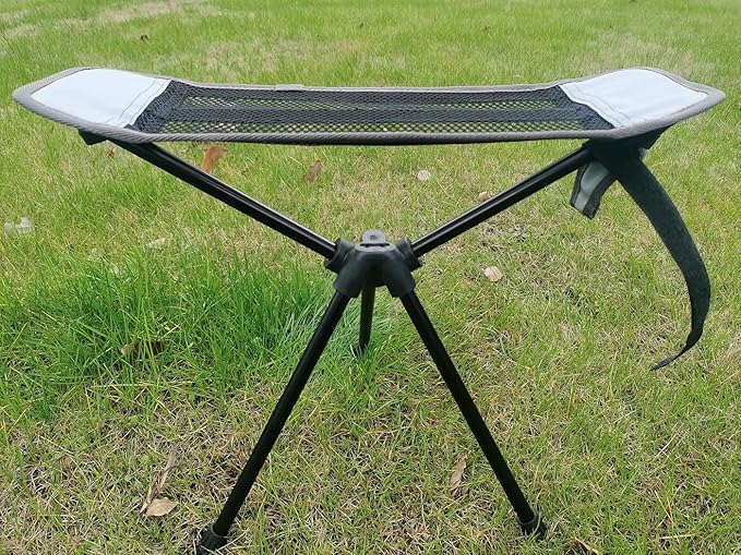 Portable Camping Chair Foot Rest Stool Lightweight Heavy Duty Folding Outdoor Picnic Beach Travel Fishing BackpackingDurable 600D Oxford ClothSturdy Aluminum Alloy Framewith Carry Bag