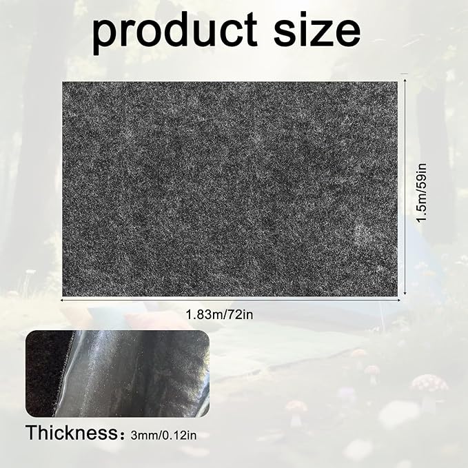Tent Carpet Mat Camping Floor RugLarge Size 59 * 72 inch Waterproof Durable Portable and Foldable Pad Soft Tent Carpet Mat Blanket Picnic Floor Blanket for Picnic Outdoor Hiking