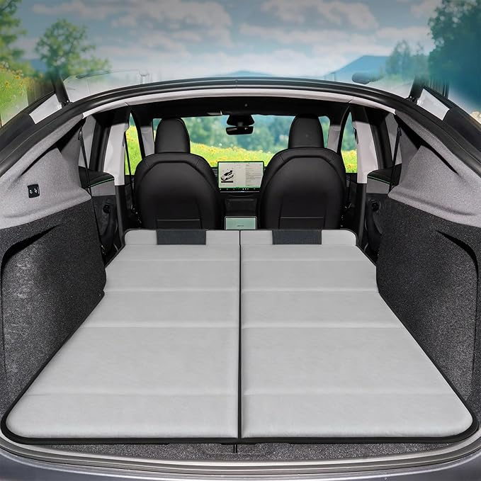 Non Inflatable Car Mattress for SUVs Foldable Trunk Sleeping Pad for Car Camping Inflation-Free Portable Sleeping Mattress for Road Trips Travel Beach &amp Outdoor Use