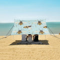Bees Camping Sun Shelter Beach Tent Portable Beach Sun Shade Outdoor Canopy for Camping Trips Fishing Picnic